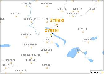 map of Zyabki