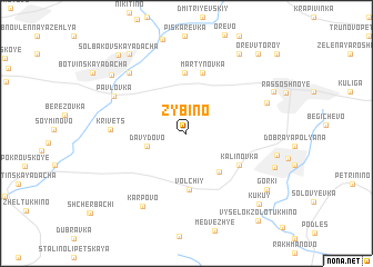 map of Zybino