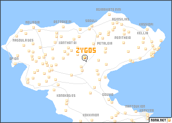 map of Zygós