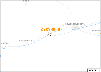 map of Zyryanka