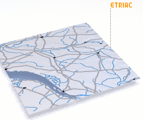 3d view of Étriac