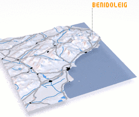 3d view of Benidoleig