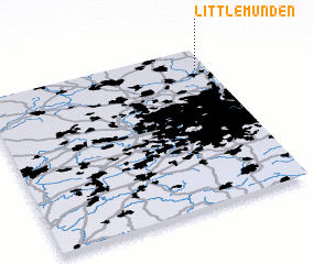 3d view of Little Munden