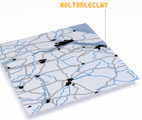 3d view of Holton le Clay