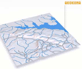 3d view of Akokoma