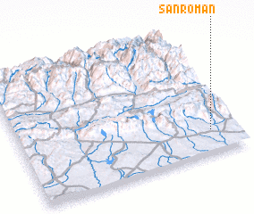 3d view of San Román