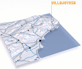 3d view of Villajoyosa