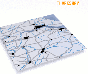 3d view of Thoresway