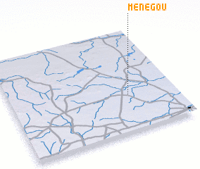 3d view of Ménégou