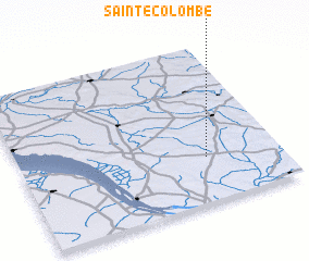 3d view of Sainte-Colombe