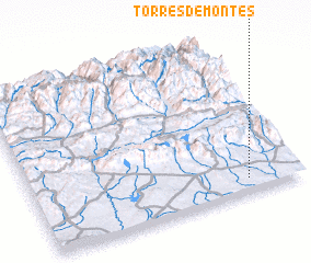 3d view of Torres de Montes