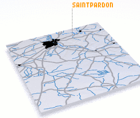 3d view of Saint-Pardon