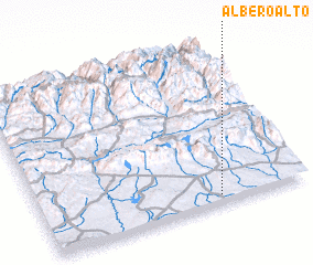 3d view of Albero Alto