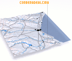 3d view of Corbera de Alcira