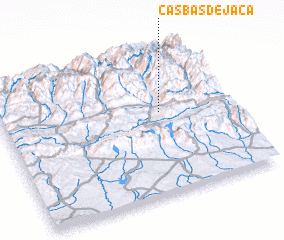 3d view of Casbas de Jaca