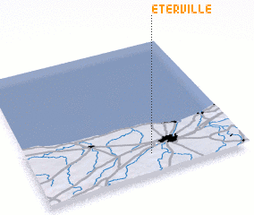 3d view of Éterville