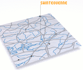 3d view of Sainte-Ouenne