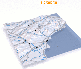 3d view of La Sarga