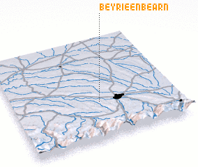 3d view of Beyrie-en-Béarn