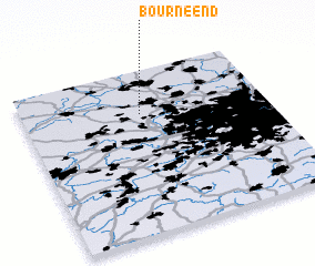 3d view of Bourne End