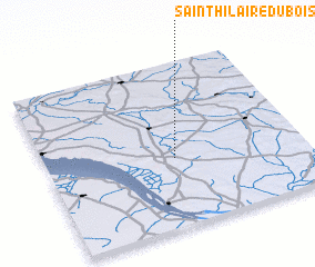 3d view of Saint-Hilaire-du-Bois