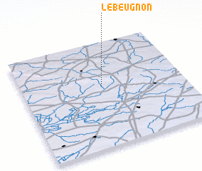 3d view of Le Beugnon