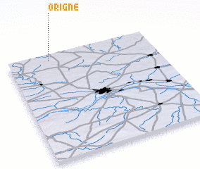 3d view of Origné