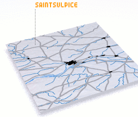 3d view of Saint-Sulpice