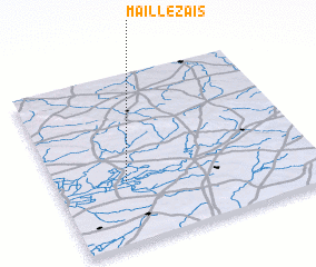 3d view of Maillezais