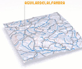 3d view of Aguilar del Alfambra