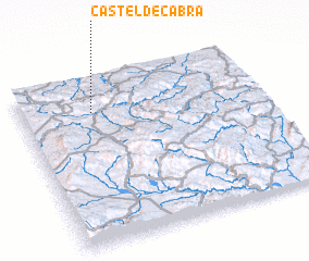 3d view of Castel de Cabra