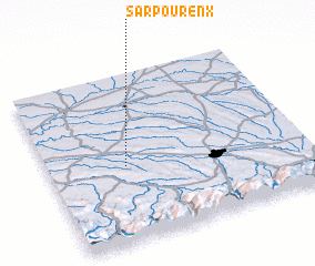 3d view of Sarpourenx