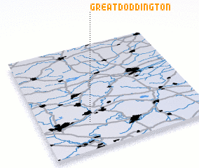 3d view of Great Doddington