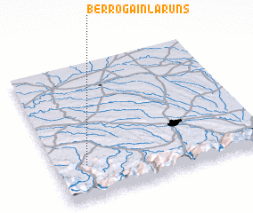 3d view of Berrogain-Laruns