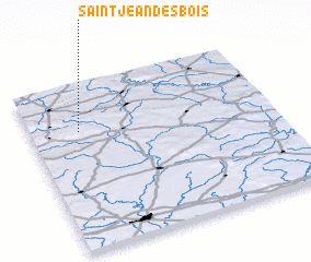 3d view of Saint-Jean-des-Bois