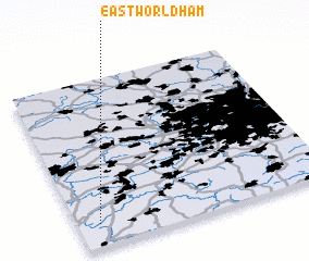 3d view of East Worldham