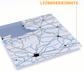 3d view of Les Baineries Haute