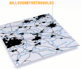 3d view of Willoughby on the Wolds