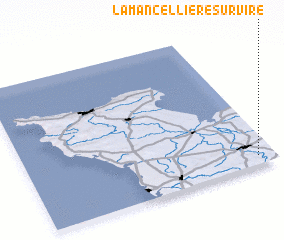 3d view of La Mancellière-sur-Vire