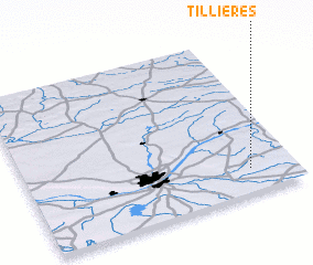 3d view of Tillières