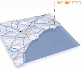 3d view of Los Simonetes