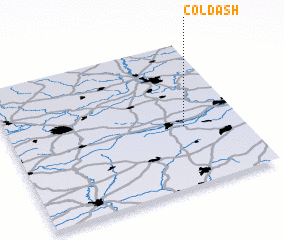 3d view of Cold Ash