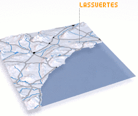 3d view of Las Suertes