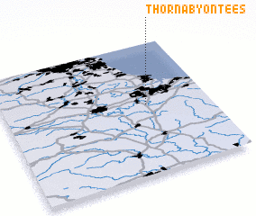 3d view of Thornaby on Tees