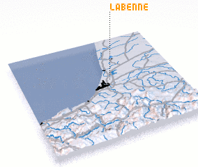 3d view of Labenne