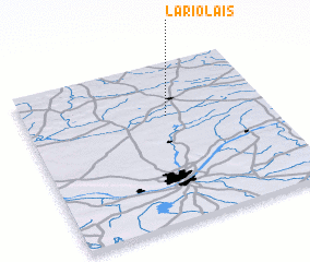 3d view of La Riolais