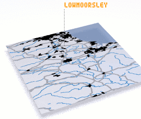 3d view of Low Moorsley