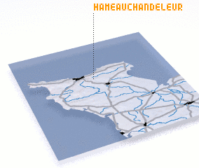 3d view of Hameau Chandeleur