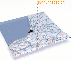 3d view of Zuraurre de Ciga