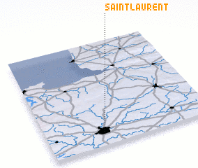 3d view of Saint-Laurent